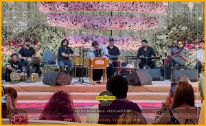 Nadeem Abbas live wedding performance in Pakistan managed by Tulips Productions