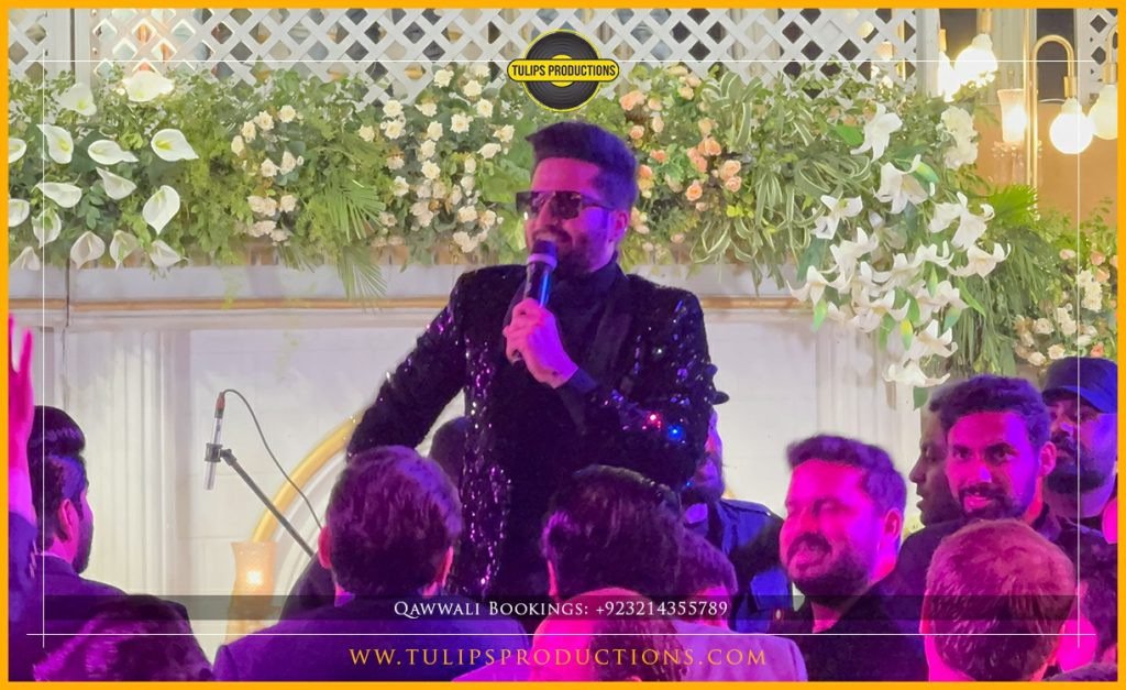 Falak Shabir live wedding sangeet night at G2 Marquee Sialkot organized by Tulips Productions