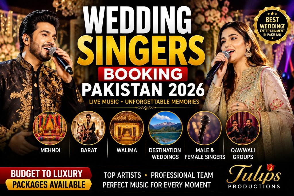 Wedding Singers Booking Pakistan 2026