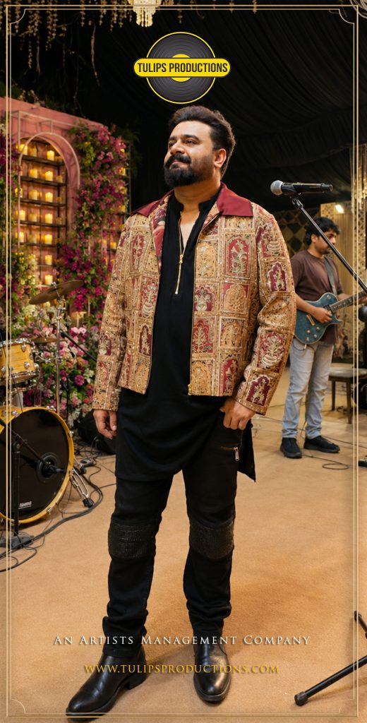 Sahir Ali Bagga live wedding performance on stage