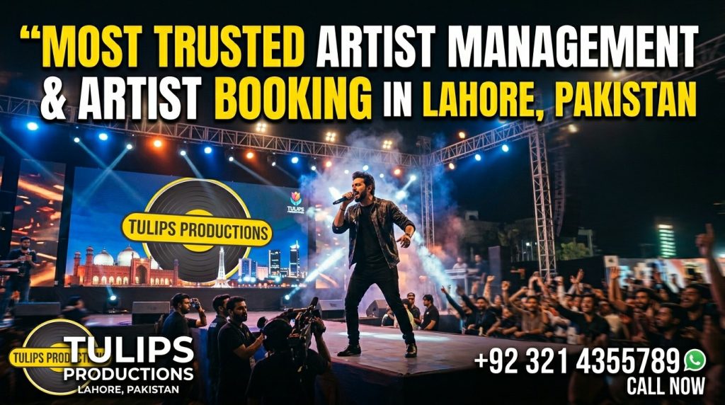 artist management company in Lahore