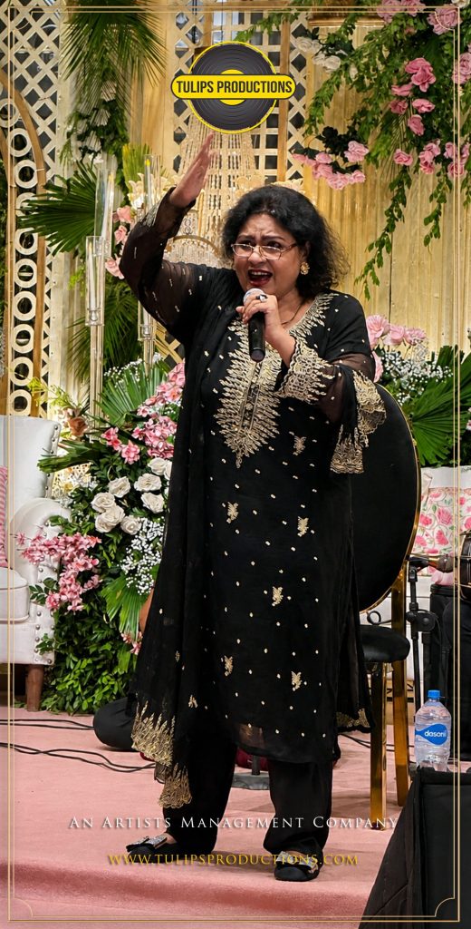 Shazia Manzoor performing live at Samir and Zeesham Nikah ceremony at Golf Marquee Jehlum